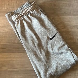 Mens Nike Sweatpants Size Medium Gray Dri Fit